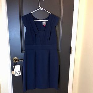 Vince Camuto sleeveless blue dress